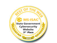 Best of the Web 2019 3rd place badge